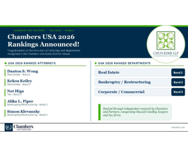Chambers and Partners USA Legal Guide 2026
